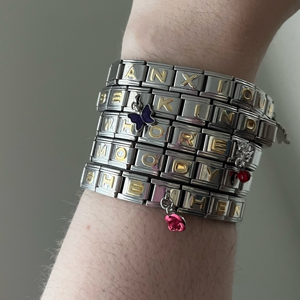 Custom Y2K Italian Charm Bracelets